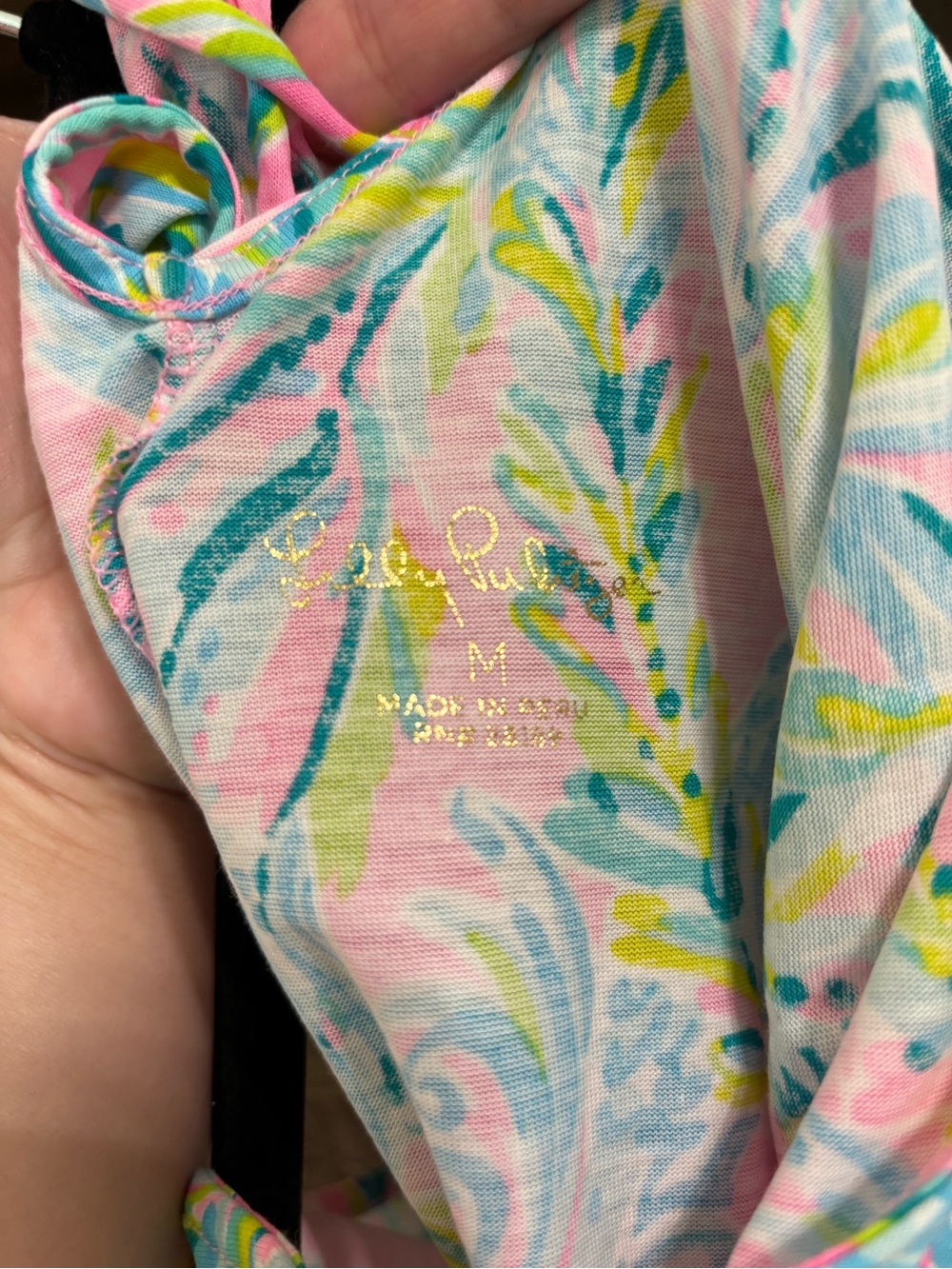 Lilly Pulitzer Kristen Flounce Dress, Unicorn of the Sea, Size M - Picture 4 of 5